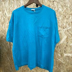 WA115【2003】GU メンズトップス Tシャツ サイズM コットン100％ ベトナム製 ブルー ジーユー【220203000067】
