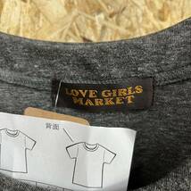 YB570【2003】LOVE GIRLS MARKET タンクトップ風 ワンピース M～L？ [平置き 身丈約77cm 身巾約45cm] ポケット スカート【220102000089】_画像4