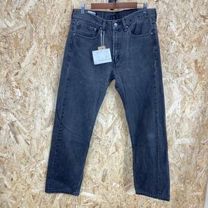 HB87【2003】LEVI'S リーバイス 505 レギュラーフィットブラックデニムパンツ ジーンズ W34 L32 古着 90年代 ヴィンテージ【130102000022】