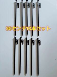 【新品】スチールペグ ペグ　10本セット 30cm 強靭