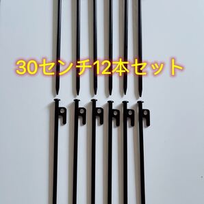 【新品】スチールペグ ペグ 12本セット 30cm 強靭