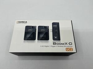 Comica BoomX-D 2.4Gワイヤレス録音マイク デジタル1-Trigger-1ワイヤレスマイク SLRカメラ ラベリアマイク リアルタイム監視 伝送 外部