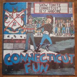 V.A. - CONNECTICUT FUN - LP（INCAS）1985年 ★★ ハードコア / YOUTH OF TODAY / CIA / 76% UNCERTAIN / SEIZURE ★★ シールド 未開封