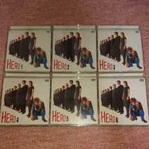 DVD TVドラマ HERO 全６巻セット セル版 2001年版 中古品 出演 木村拓哉 松たか子 阿部寛 大塚寧々 等 キムタク_画像1