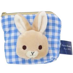 ◎新品　ピーターラビット　Peter Rabbit　ボアフェイスティッシュポーチ　ギンガムチェック