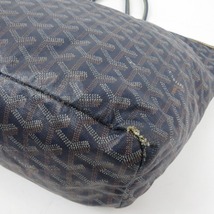 57735★1円スタート★GOYARD ゴヤール サンルイPM　ヘリンボーン　ポーチ付　メンズ トートバッグ レザー ゴヤールキャンバス レディース_画像5