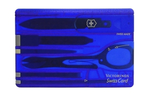 Victorinox No.7122.T2 Swiss Card・スイスカード。七品目入。BLUE