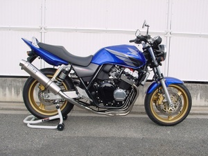 新品 WR’S CB400SF H-VTEC/SB Ⅰ/Ⅱ/Ⅲ(BC-NC39) チタンサイレンサーフルエキゾースト LT1409JM ダブルアールズ マフラー