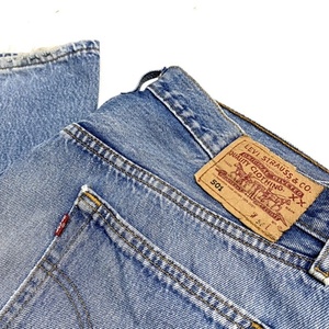 Euro 90s Levi's 501 デニム パンツ イギリス製 W34 ユーロ リーバイス ジーンズ UK アイスブルー ヴィンテージ USA アメリカ古着 オールド