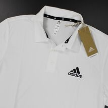 ●送料390円可能商品 アディダス ADIDAS 新品 メンズ 吸汗速乾 快適 ゴルフ 半袖 ポロシャツ 白 XLサイズ[GM2154-O] 三 参★QWER★_画像2