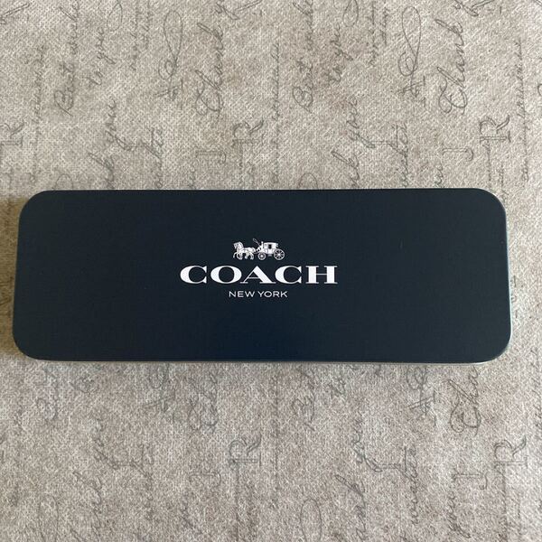 COACHコーチ 缶ペンケース 小物入れ