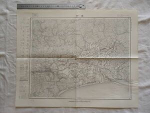 [ old map Showa era 30 period ][ Kochi ]. ten thousand minute one topographic map Kochi 7 number [ railroad earth . line earth . electro- iron district . made thread Gunze Japan cement . island .. day chapter flight place earth . mountain rice field block 