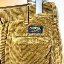 (^w^)b オシュコシュ 90s ヴィンテージ 日本製 コーデュロイ パンツ ボトムス OSHKOSH B’GOSH C-TK3679 綿100％ カジュアル レトロ W30_画像6