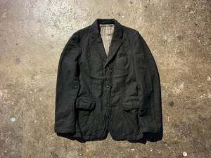 COMME des GARCONS HOMME 05AW wool ..3B jacket lining stripe 2005AW Comme des Garcons Homme HP-J037