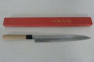 HB195KA 兼松作 柳刃包丁 兼松 安来鋼 和包丁 刃渡り約28.5cm 包丁 業務用 料理 調理 刃物