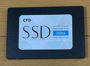 CFD SSD 240GB CSSD-S6B240CG3VX 2.5インチ SATA 中古品 (B)