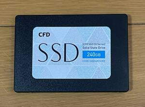 CFD SSD 240GB CSSD-S6B240CG3VX 2.5インチ SATA 中古品 (C)