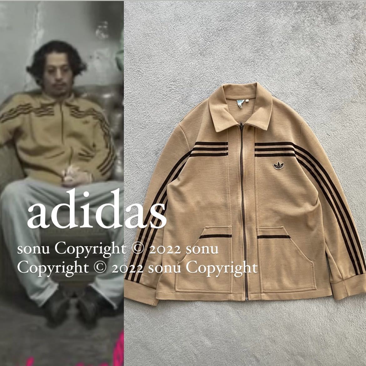 adidas 常田大希着用レザー風セットアップ-