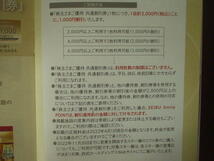 ★西武ホールディングス 株主さまご優待共通割引券【1,000円割引券】×20枚セット_画像4