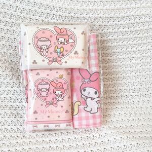 ★新品★サンリオ★ マイメロディMy Melody ★sanrioハンカチ★ティッシュ★３点セット★タオル★ピンク★キャラクター★可愛い★はぎれ