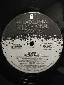 JOCKO - RHYTHM TALK【12inch】1979' Us Original/Ain't No Stoppin' Us Nowネタ