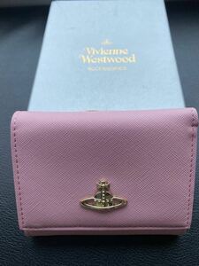 Vivienne Westwood ヴィヴィアンウエストウッド　三つ折り財布 (カラー) ピンク (型番) 13VV106