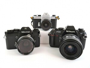 まとめ 3点 Nikon ニコン F501 MF19 SIGMA ZOOM Nikomat EL NIKOR 50mm 1:2 ASAHI PENTAX SPOMATIC F SP F TAKUMAR 1:3.5/28 0815-005