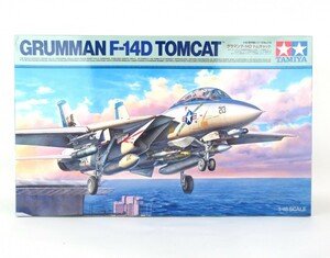 未組立 プラモデル タミヤ グラマン F-14D トムキャット 1/48 傑作機シリーズ No.118 アメリカ海軍 説明書・外箱付 0819-042