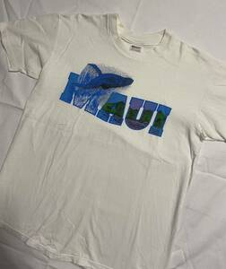 80s USA製 OLD MAUI Tシャツ STEDMAN サイズ　L vintage アメリカ　古着　/ヘインズ