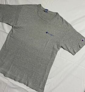 USA製 90s champion チャンピオン　Tシャツ サイズ M グレー　袖　シングルステッチ　９０年代 OLD vintage