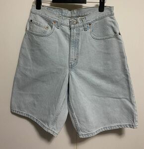 90s USA製 levis 560 LOOSE FIT w33 デニムショーツ　ハーフパンツ　９０年代 リーバイス　　/ A