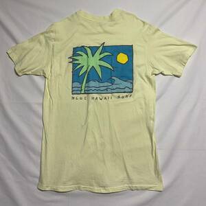 80s USA製　HANES BEEFY blue hawaii surf Tシャツ　サイズ　L シングルステッチ　OLD vintage ヘインズ