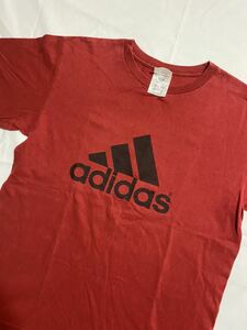 90s ADIDAS アディダス　Tシャツ M カナダ製　USA アメリカ　古着ロゴT