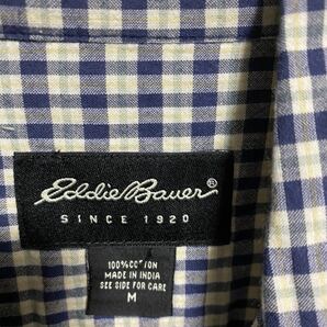 90s 00s Eddie Bauar エディーバウアー 半袖シャツ ボタンダウンシャツ サイズ M USA アメリカ 古着の画像4