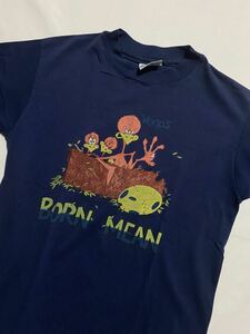 グッドプリント　80s USA製 OLD HANES アニマル　プリント　Tシャツ シングルステッチ　サイズ　S vintage アメリカ古着