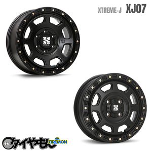 MLJ XTREME-J XJ07 14インチ 4H100 4.5J +43 4本セット サテンブラック アルミホイール 軽バン/軽トラ/軽カー