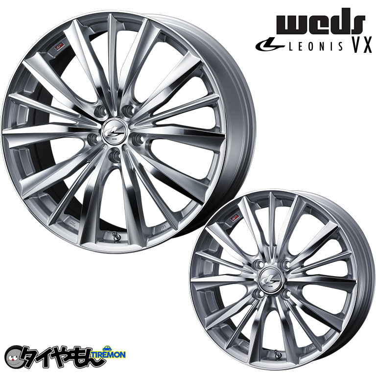 新品未使用 WEDS LEONIS(レオニス) VX ホイール 19インチ 中古 ナット付き 銀座 激安店舗:11803円 ブランド: ウェッズ ホイールとタイヤのセット ウェッズ レオニス 19インチ タイヤ付き