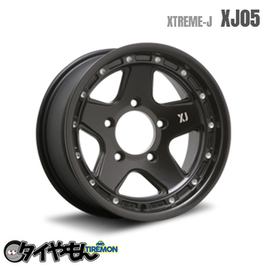 MLJ XTREME-J XJ05 エクストリームジェイ 16インチ 6H139.7 8J -8 4本セット サテンブラックミルド アルミホイール 80ランクルワイド、90