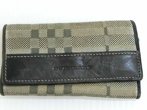 ★C-575★BURBERRY バーバリー 5連キーケース 一か所欠けアリ メンズ レザー　中古