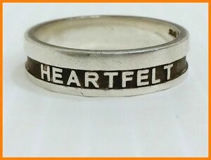 *C-609*HEARTFELT ring ring silver approximately 21 number approximately 5g used 