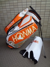 HONMA / ホンマ トーナメントプロモデル スタンド式キャディバッグ(CB-1802) USED_画像1