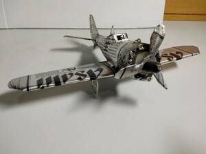 空き缶アート手作りゼロ戦 零戦 (ZE-1)ミリタリープラモデル 飛行機 　ゼロ戦