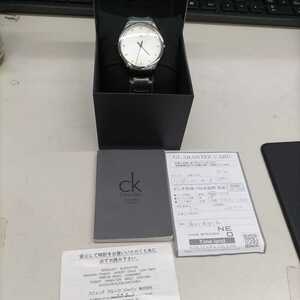 B2402[ unused ] Calvin Klein quarts men's clock 