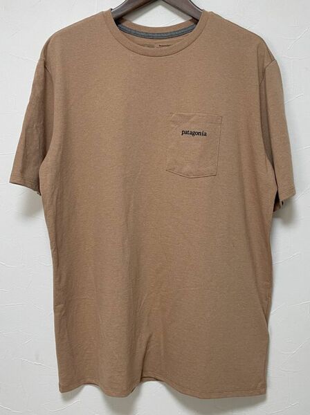 パタゴニア Tシャツ Mサイズ ラインロゴリッジポケットレスポンシビリティー PATAGONIA 38511 メンズ DKCA