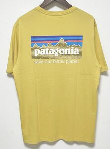 Patagonia l Size P-6 Миссия органическая футболка Patagonia 37529 Suye Yellow