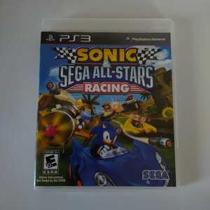 北米版 PS3ソフト プレイステーション3 ソフト SONIC&SEGA ALL-STARS RACING ソニック オールスターズレーシング 動作確認済 送料無料☆