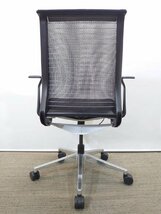 4脚セット スチールケース Steelcase シンクチェア Think デスクチェア メッシュチェア オフィスチェア 事務 中古_画像5