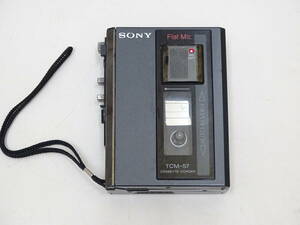 ☆★☆ SONY ソニー カセットレコーダー TCM-57 黒 ジャンク品 ☆★☆