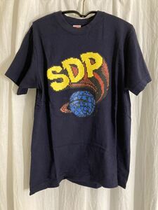 中古 Mサイズ スチャダラパー Tシャツ SDP ドット EDITMODE テリー・ジョンスン 地球儀 30周年 電気グルーヴ スチャダラ大作戦