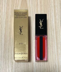 YSL ルージュ ピュールクチュール ヴェルニ ウォーターステイン 618